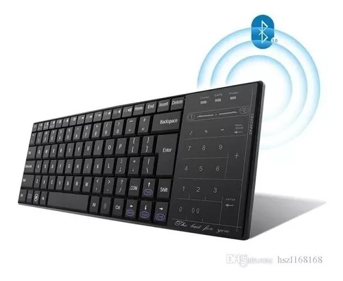 Teclado Inalámbrico Bt10 Bluetooth 3.0v Touchpad Y Mouse